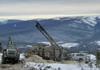 Drill Rig at Livengood during Wintertime