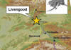 Infrastructure Map of Livengood project